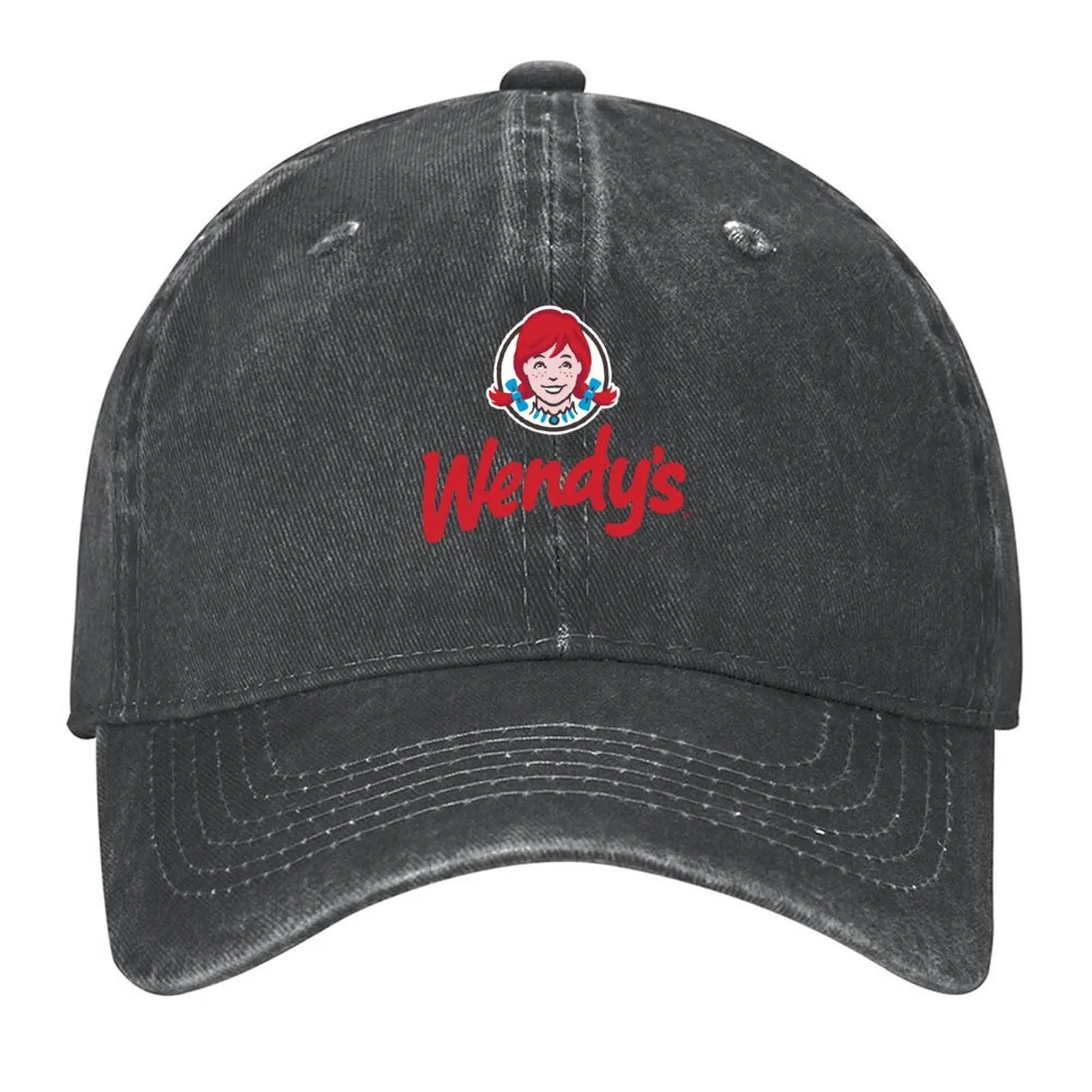 

design wendy's restaurant logo Baseball Cap Vintage Visor Funny hats Unique hats Mens Tennis Women's