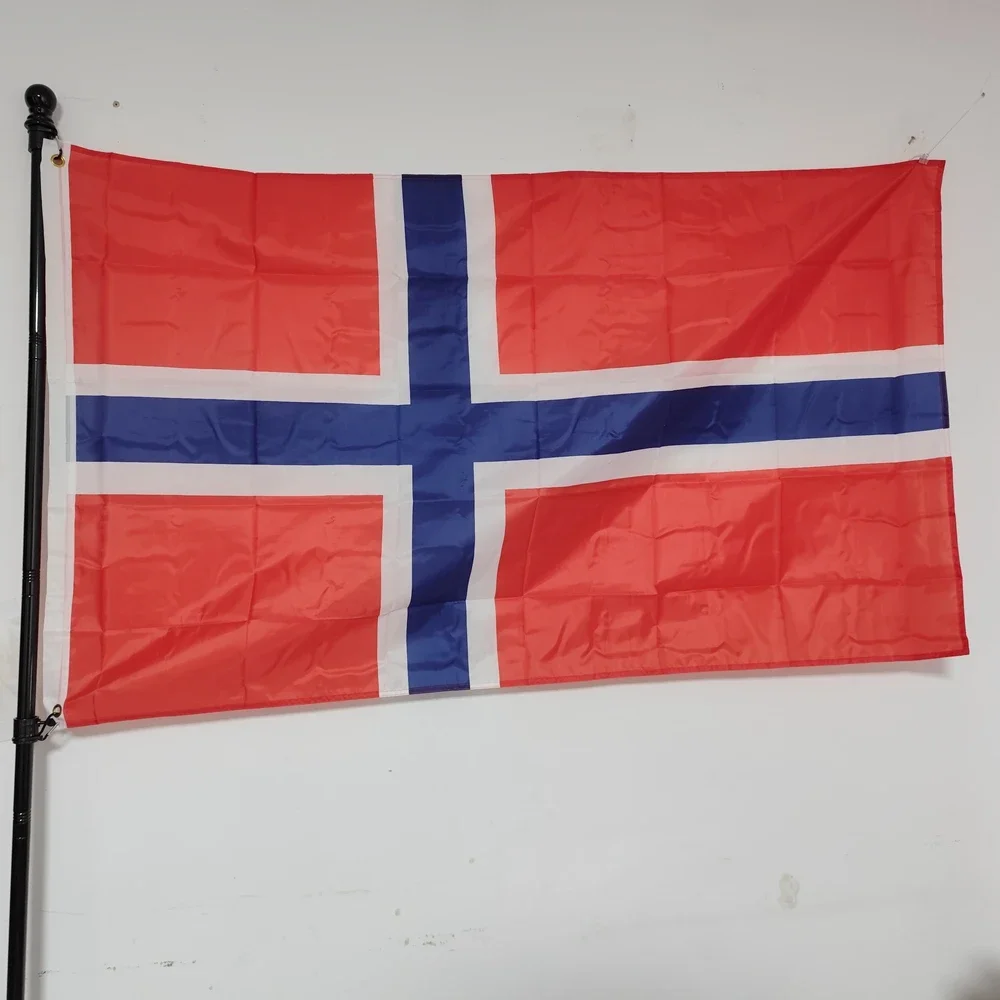 Norway Flag 90x150cm Polyester Standard Hanging Flag Banner Decor Outdoor