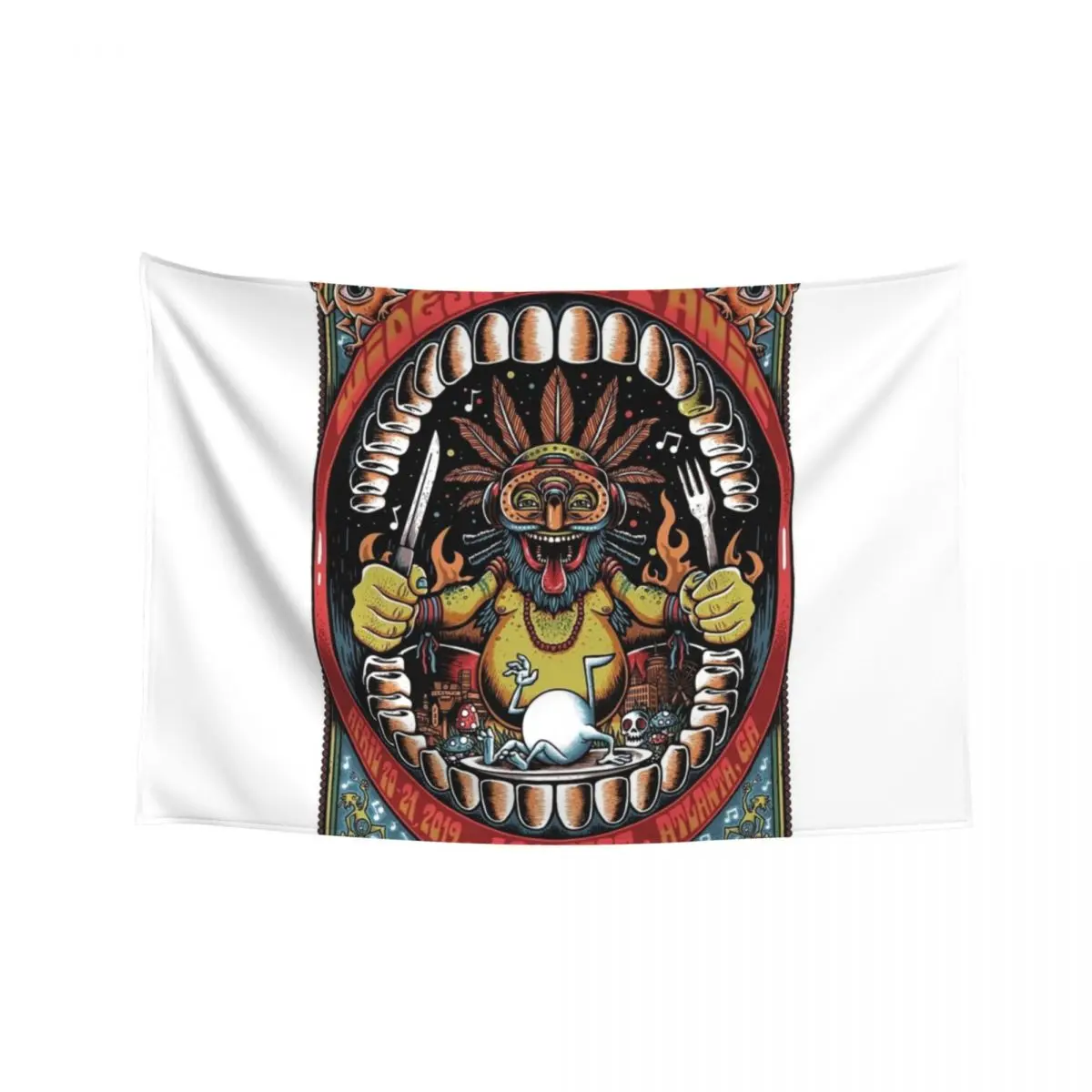 

420 Fest Atlanta GA 2019 Panic Tapestry Bedroom Decoration Nordic Home Decor Home Decorations Tapestry