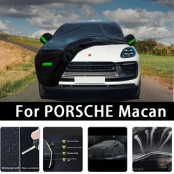 For PORSCHE Macan 2014-2024 Outdoor Protection Full Car Covers Snow Cover Sunshade Waterproof Dustproof Exterior Car accessories