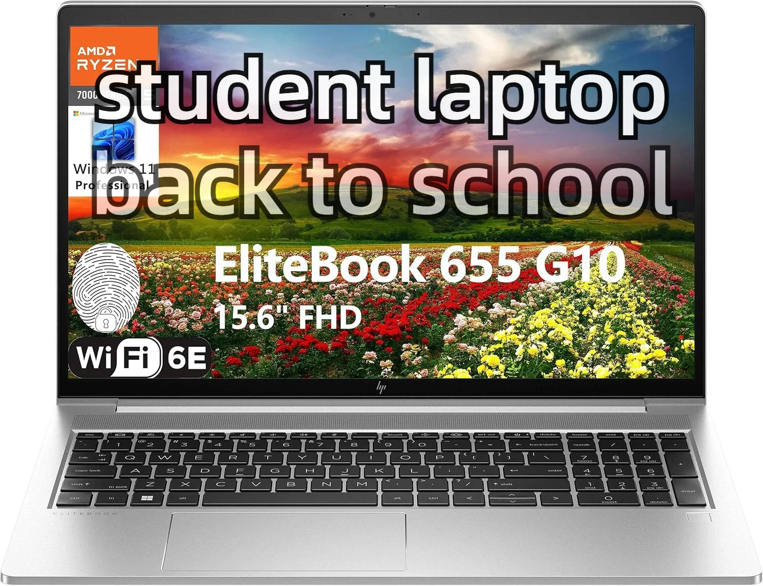 

Для HP EliteBook 655 G10, 15,6 дюйма, Full HD, деловой ноутбук, шестиядерный AMD Ryzen 5 7530U, 32 ГБ DDR4 RAM, 1 ТБ PCIe SSD, Wi-Fi 6E