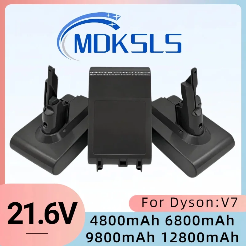 For Dyson V7 SV11 Battery Absolute Animal Fluffy Replacement Battery For Dyson V7 SV11 Handheld Vacuum Cleaner Battery 12800mah