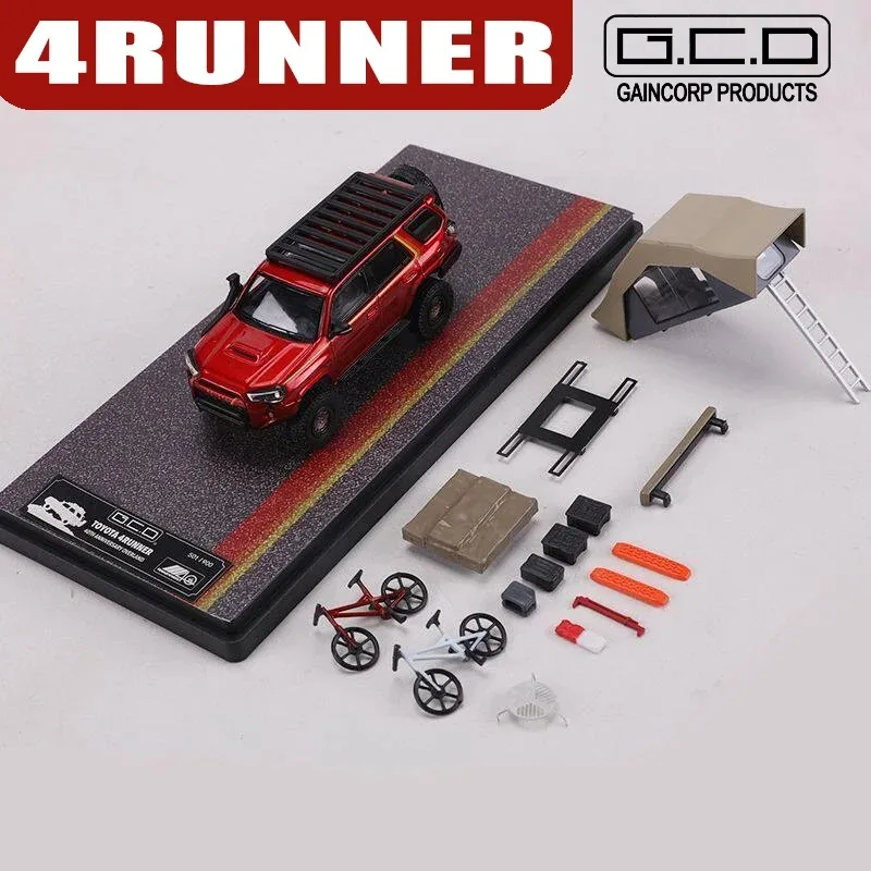diecasttalk-gcd-1-64-4runner-40th-anniversary-overland-alloy-motor-vehicle-diecast-models-car-toys-collection-boy's-gifts
