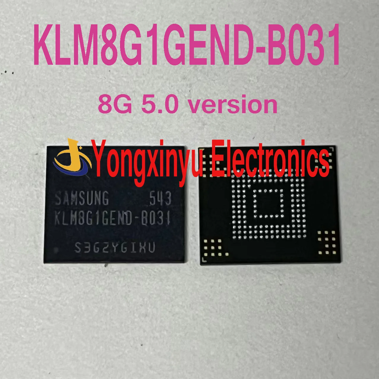 

KLM8G1GEND-B031 New EMMC 8G 5.0 Version