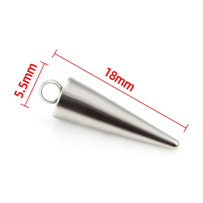 250-dijes-de-cono-circular-de-acero-inoxidable-de-55x18-mm