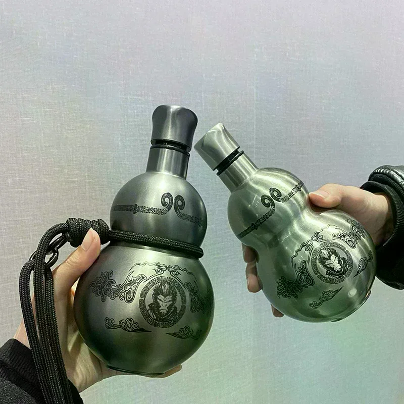 Outdoor Sport Hobbies - [MA]Wukong-Thema Kürbis-Stil 500ml Wasserflasche Thermoisolierbecher Spiel