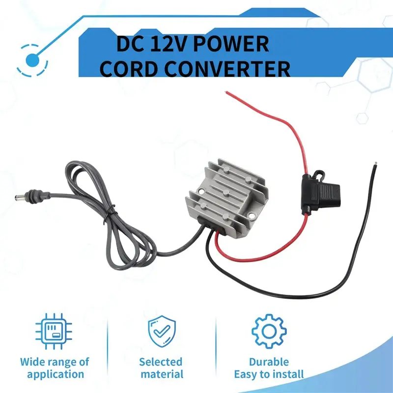 For Starlink Mini Power Supply DC 12V To 30V 3.5A Step Up Converter Mini 12V Adapter, Power Cord Conversion Kit DC Male-AT30 - view 3