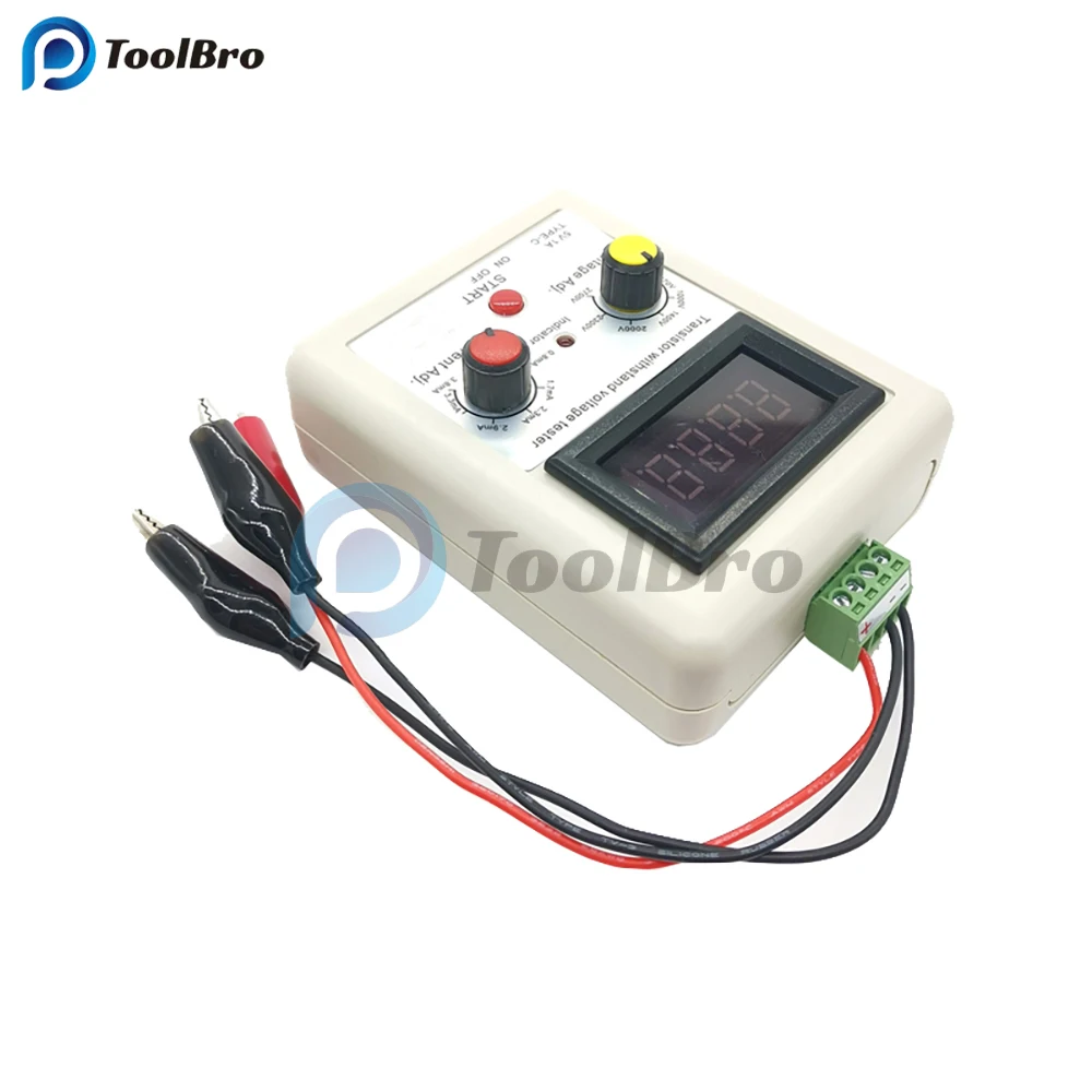 Imagem -05 - Testador de Tensão Suportável de Transistor Digital tipo c dc 1202700v 0.23.8 ma Mosfet Triodo Igbt Regulador de Tensão Diodo Retificador Capacitor Varistor Scr Medidor de Transistor Led