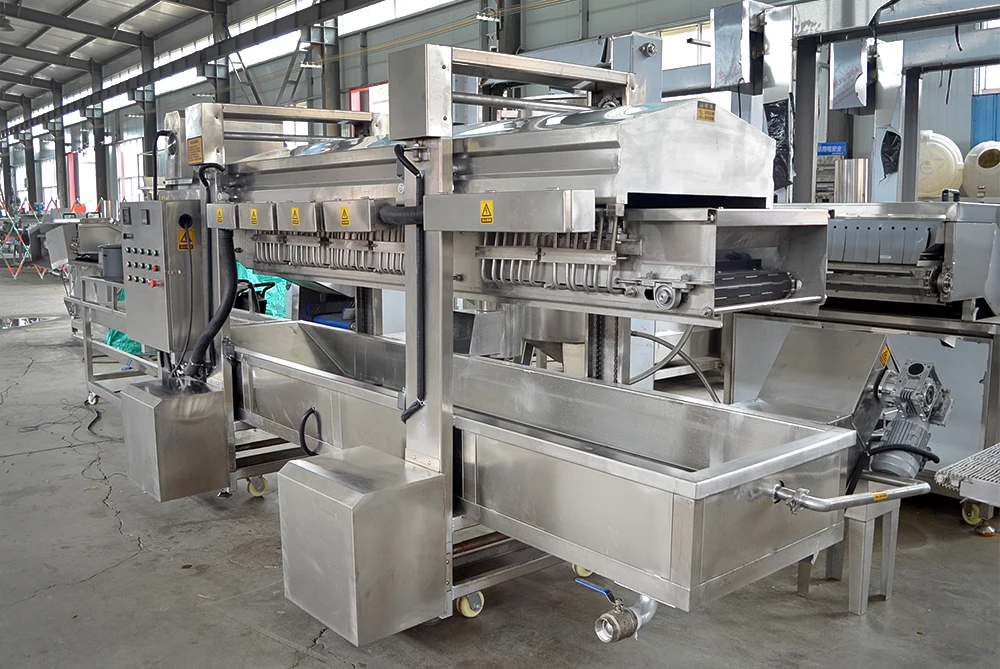 Automatic Continuous Fried Snack Machine Supplier Chips Deep Fryer Kettle  Potato Chips Frying Machine