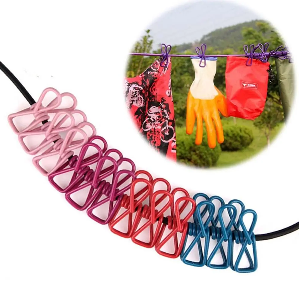 

Hanging Rope Outdoor Camping Cloth Hanging Line Portable Clothesline Tent Hang Lanyard Camping Equipment Windproof Clothes Rope