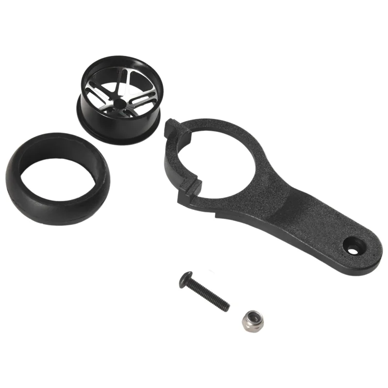 BEDW-One-Handed Control Adaptor Transmitter Steering Wheel For RC Car Traxxas TQI Remote Controller TRX4 TRX6 Slash Summit