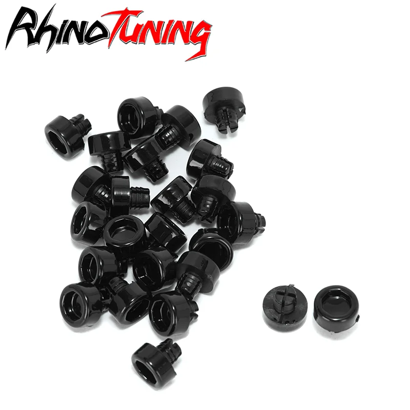 

RhinoTuning 100pcs 7.58mm Wheel Cap Lip Screw Bolt Tires for Universal Car Wheel Rims Alloy Modification Car Styling Tunning ABS