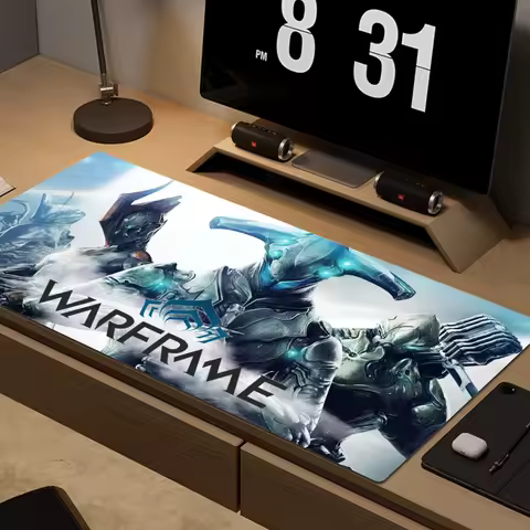 Warframe Mouse Carpet Valorant Mousepad Gamer Gaming Accessories Computer Table Desk Mat Non-slip Pad Keyboard Pc Xxl Large Mice