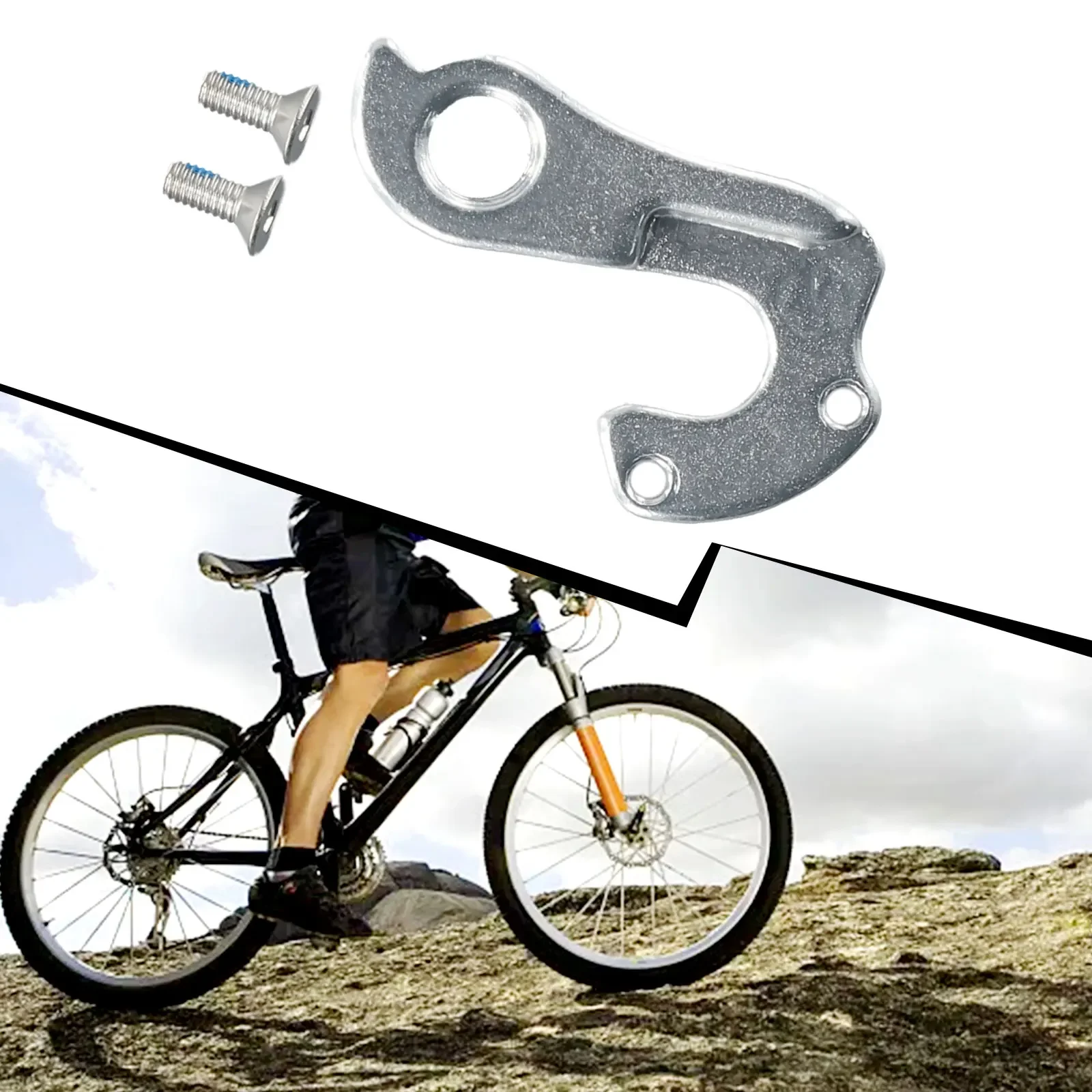 شماعات تروس Derailleur الخلفية للمكعب 0 2 0 5 0 6 0 دراجة التسرب باستخدام الحاسب الآلي استبدال سبائك الألومنيوم مع اثنين من البراغي
