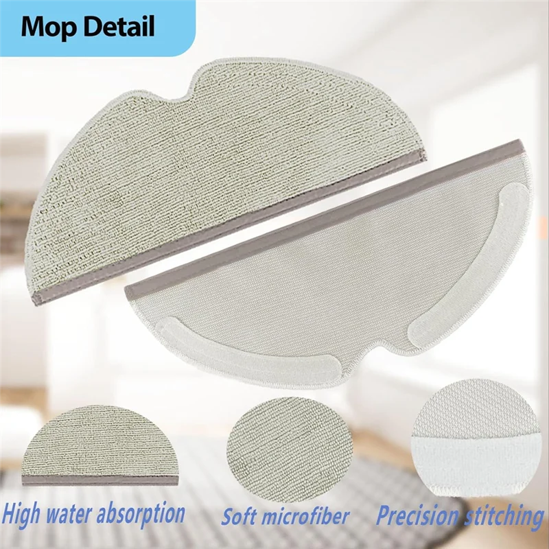 Top Deals Accessories Kit For Roborock Q5 Pro / Q5 Pro+ / Q8 Max / Q8 Max+ Vacuum Cleaners Parts