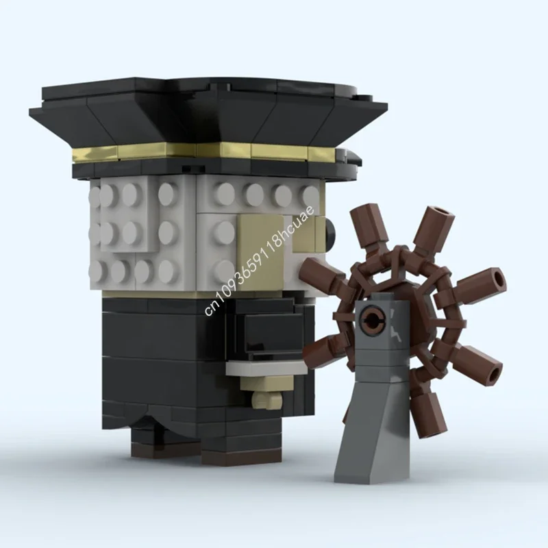 147pcs MOC Captain E.J. Smithes Titanic Brickheadz Building Blocks Christmas Gift Creative DIY Model Ideal for Kids Giving
