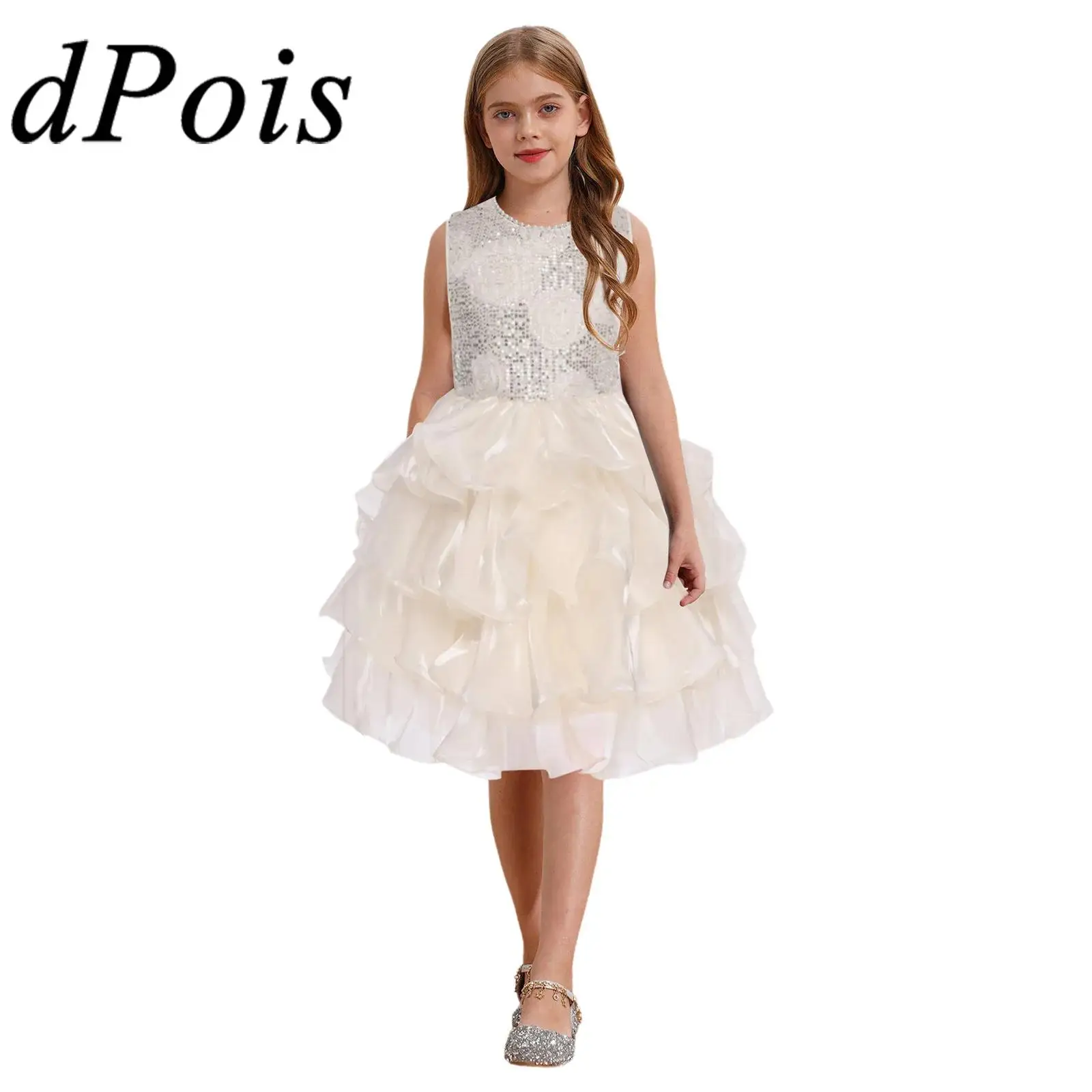 

Kids Baby Tutu Birthday Party Princess Dresses Cosplay Festival Costumes Sequins Bowknot Vestidos Wedding Pageant Ball Gown