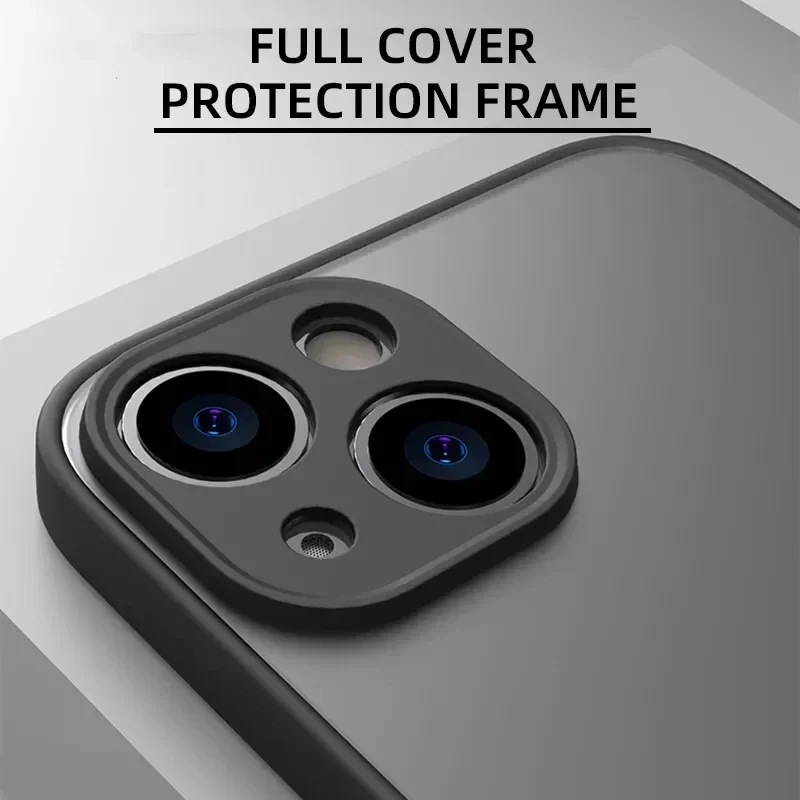 Soft Silicone Matte Case for IPhone 11 13 12 14 Pro Max Mini Shockproof Bumper Phone Case for IPhone XS Max X XR 6 15 7 8 Plus