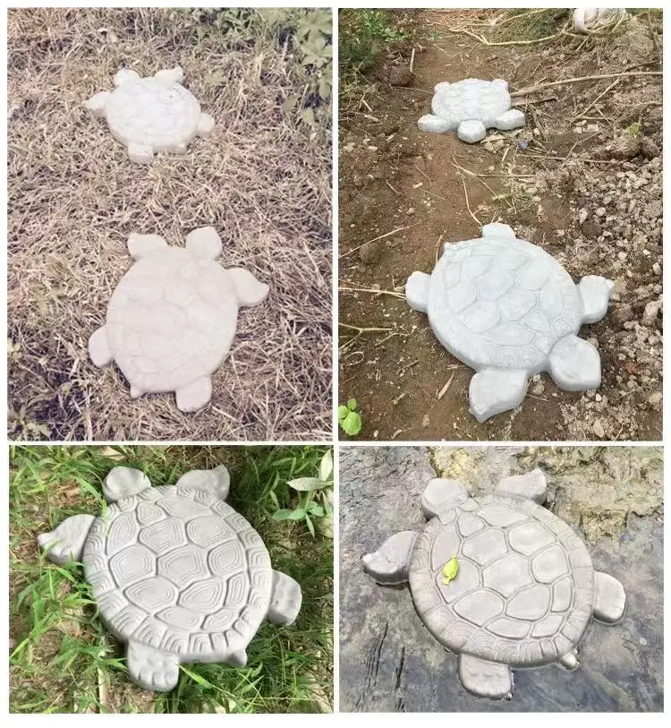 Cross-border e-commerce best-selling garden landscape turtle molds colored floor tiles and plastic floor molds