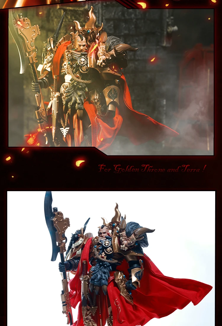 [Only Cloak] JOYTOY WARHAMMER 1/18 Legio Custodes Constantin Valdor Captain-General of the Legio Custodes Cloak Cape Model Toy