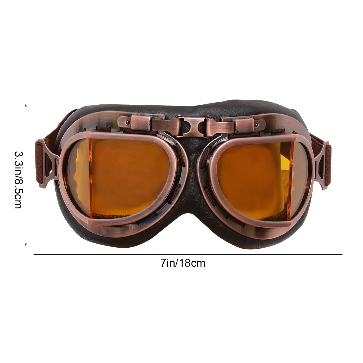 Motorbike Riding Windproof Goggles Protective Glasses Copper Plating Anti-Fog Goggles (Colorful) Motor Riding Goggles