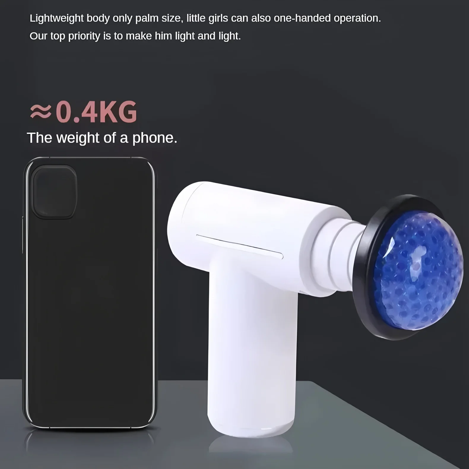 Mini Muscle Massage Gun Body Massager Deep Handheld Percussion Massager For Body Back Neck Leg Cold And Hot Compress Fascia Gun view 6