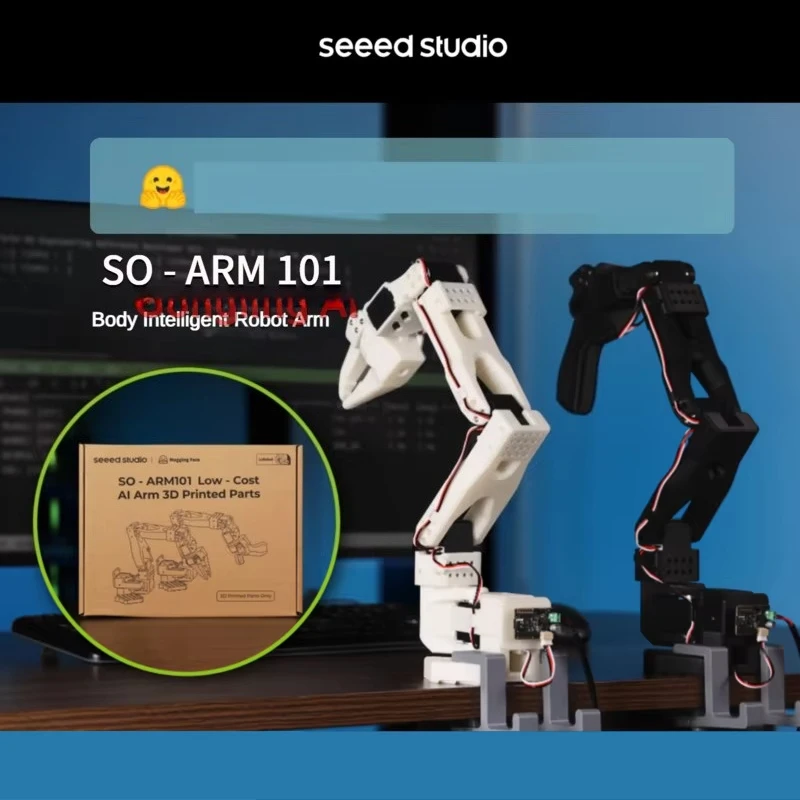 SO-ARM101 Kit (Pro) Low-Cost AI Robotic Arm Servo Motor DIY Kit for LeRobot Hugging Face Projects (Without 3D Printed Parts)
