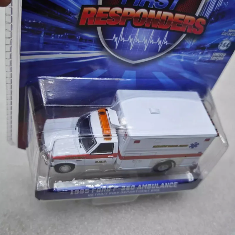 Greenlight escala 1:64 1995 F-350 coche de simulación de aleación modelo colección estática decorado regalos de vacaciones juguetes regalo de recuerdo
