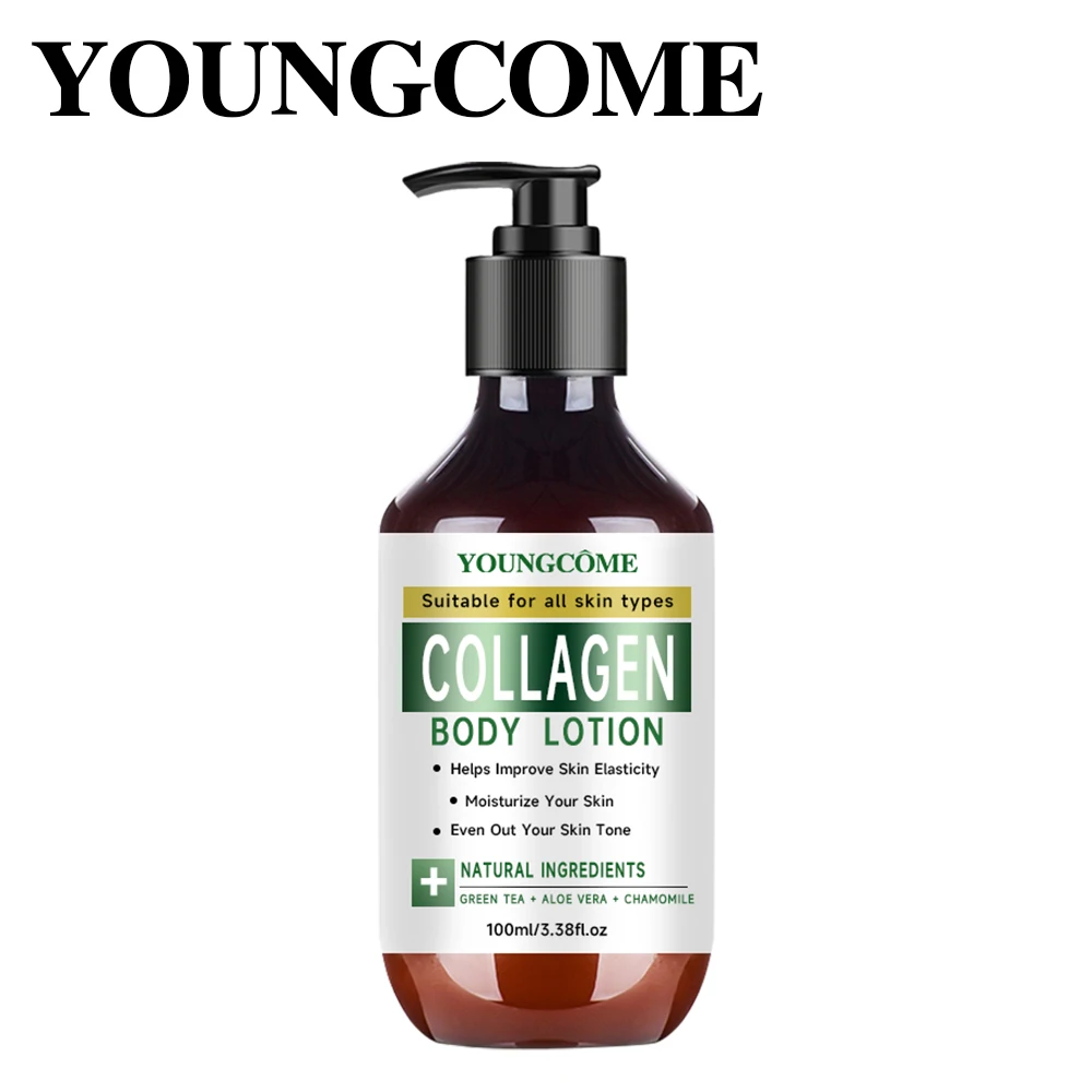 YOUNGCOME Collagen Body and Face Cream-Hydrating Soothing Skin-Rich in Green Tea Aloe Vera Chamomile Body Hand Foot Skin Care