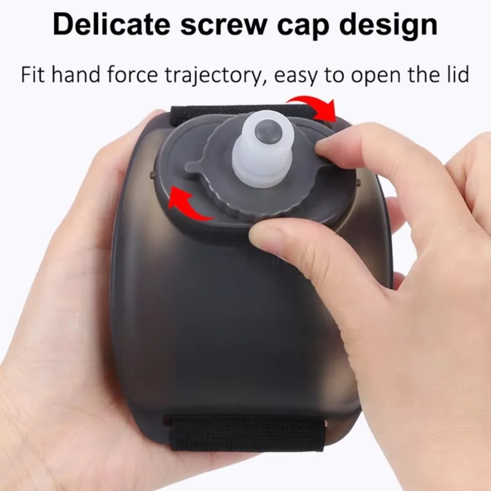 200 مللي زجاجة مياه صغيرة للمعصم سيليكون قارورة ناعمة حقيبة تخزين المعصم حامل غلاية حزمة الترطيب المحمولة الجديدة #3