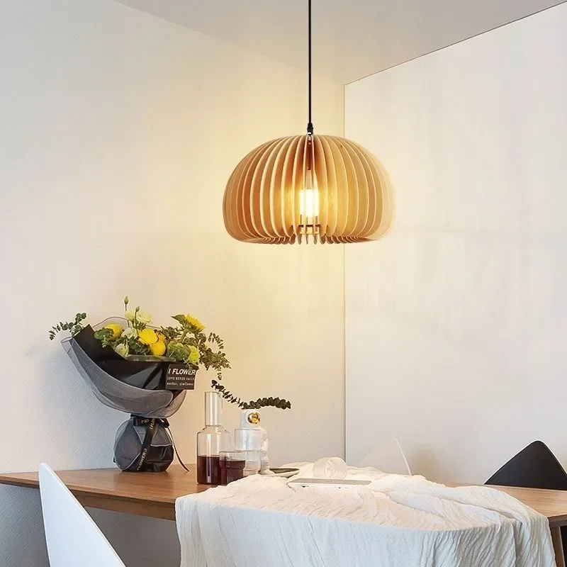 Pop Newest Bamboo Pendant Lamp Ceiling Lights Rattan Wicker Lustre Hand Knit Braiding Suspended Home Dining Braided Indoor Decor