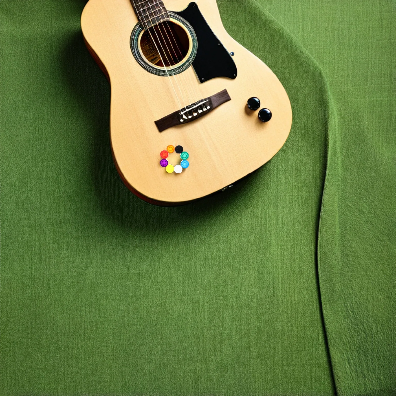 16 قطعة دواسة الغيتار Footswitch القبعات العالية متعدد الألوان 21x9.6 مللي متر مستقرة دقيقة مكابس رؤية المراحل المظلمة