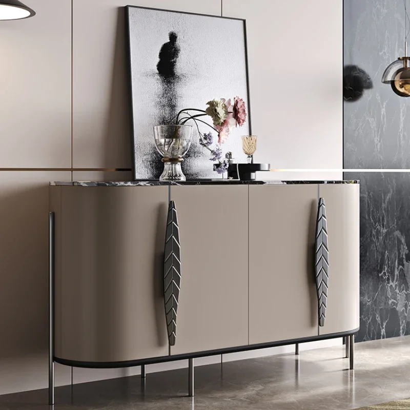 Fashion Morden Living Room Cabinets Storage Wood Entrance Organizer Cabinets Display Cupboard Meuble De Rangement Home Furniture image 4
