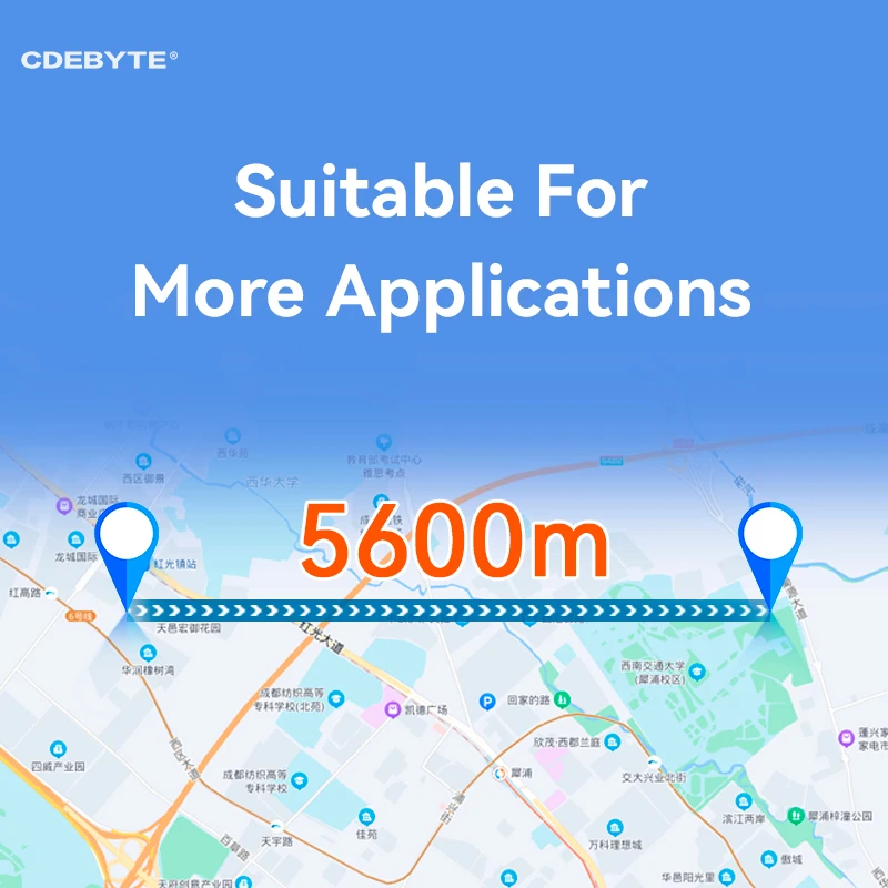 Wireless Data Transmission Module 433MHz CDEBYTE E49-400T30D Low Power Consumption 30dBm SMA Antenna DIP Wireless Module
