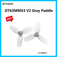 Sub250 HQProp DT63MMX3 V2 Grey 2CW+2CCW Poly Carbonate Propeller for DollyFly25 DIY RC FPV Quadcopter Drone Accessories Parts