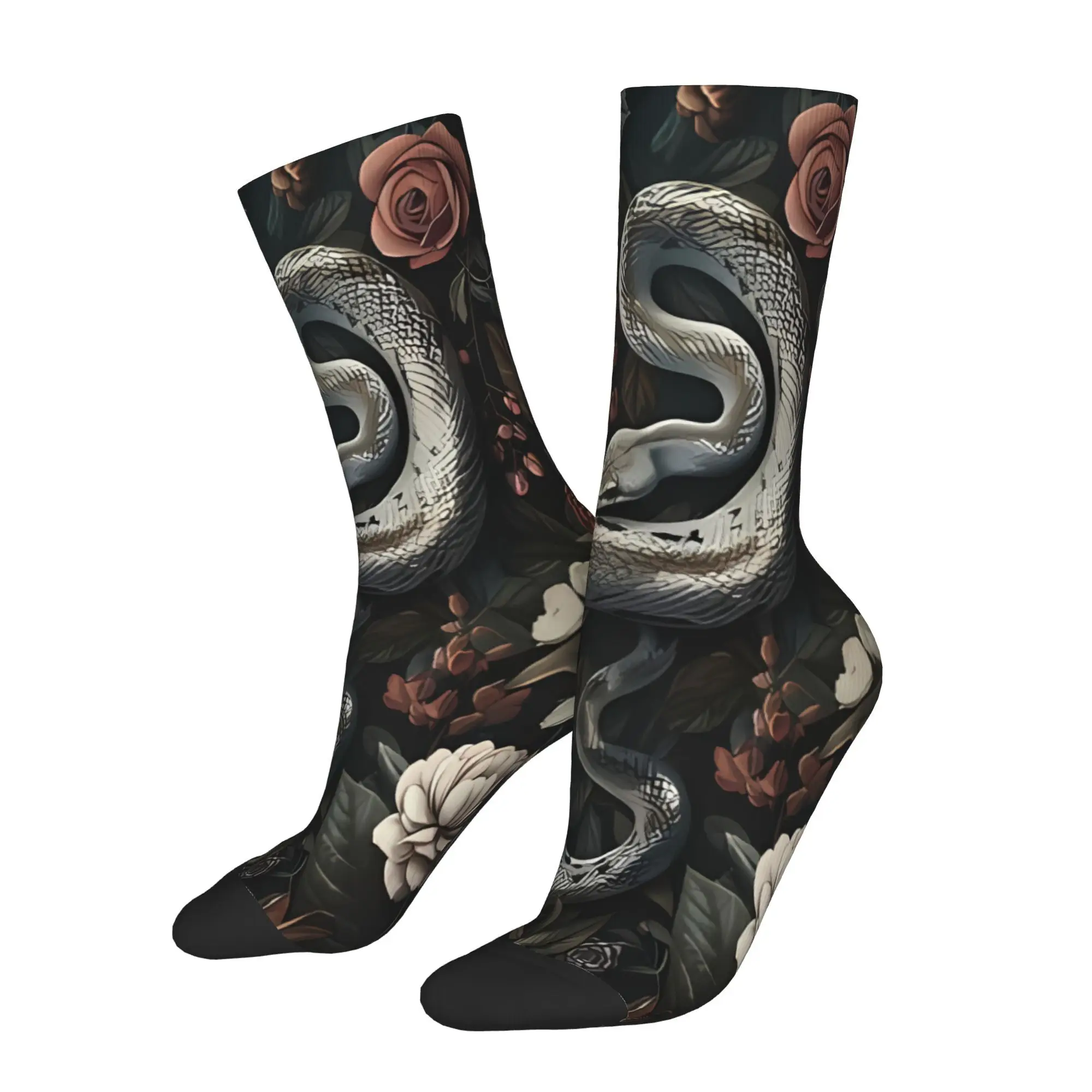 

Snake Frightening Socks Male Mens Women Spring Stockings Polyester