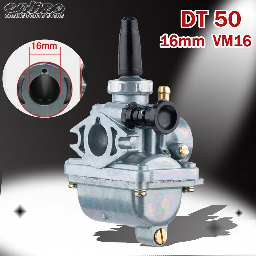 Motorcycle 16mm Carburador DT50 Carb For Yamaha DT 50 RD MX ST 70cc 110cc Pit Dirt Bikes ATV Quad Buggy For Mikuni VM16-353 MX50