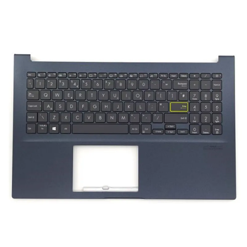 For ASUS V5100E X513 K513E M5100U S513 Plastic Version Only Laptop Palmrest Upper Cover with US/RU/UK Keyboard