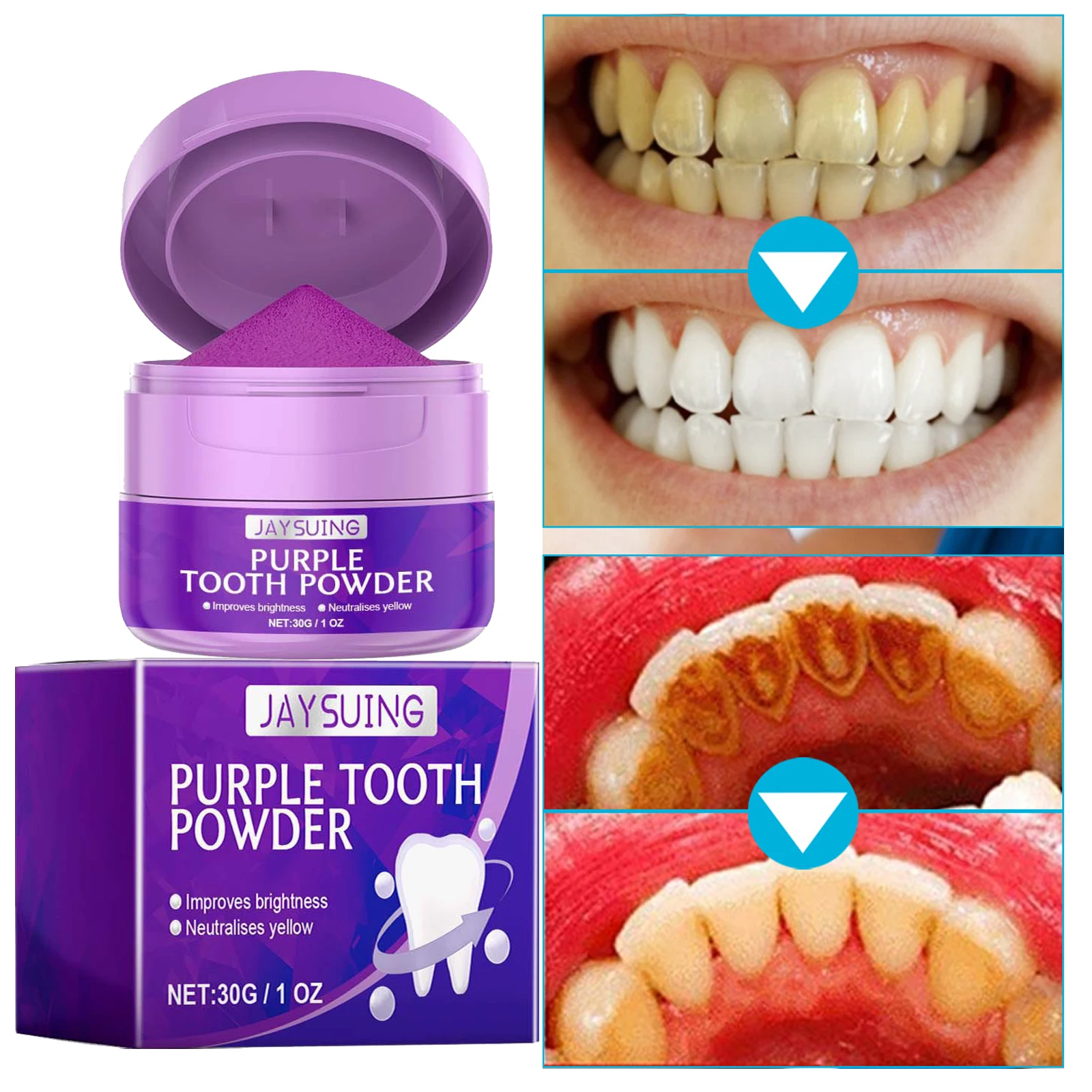 

Teeth Whitening Powder Tooth Care Remove Plaque Stains Toothpaste Deep Cleaning Fresh Breath Oral Hygiene Toothbrush Tools