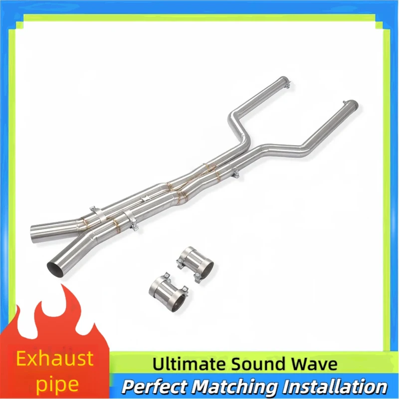 

Factory Wholesale High-performance Middle Pipe Exhaust System for BMW F9X M5 M6 4.4T OEM SS304 Car Exhaust Pipes Sound Upgrade