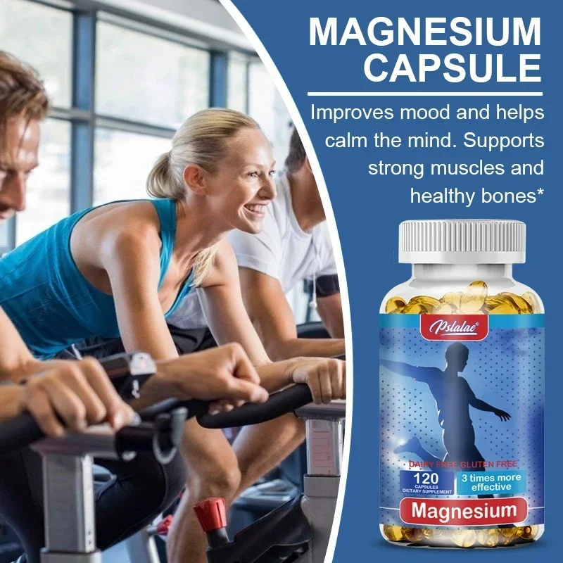 Highly Absorbable Magnesium, Relieves Leg Cramps and Muscle Tension, and Supports Muscle Function. High-quality Vitamin Formula