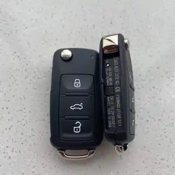 適用於福斯Caddy、Eos、高爾夫、捷達、Polo、途觀、SkodaRapid、速派、明銳、晶銳、西雅特Ibiza、Leon等車型的汽車遙控鑰匙殼 6 最佳銷售 2021年大眾Caddy - №2