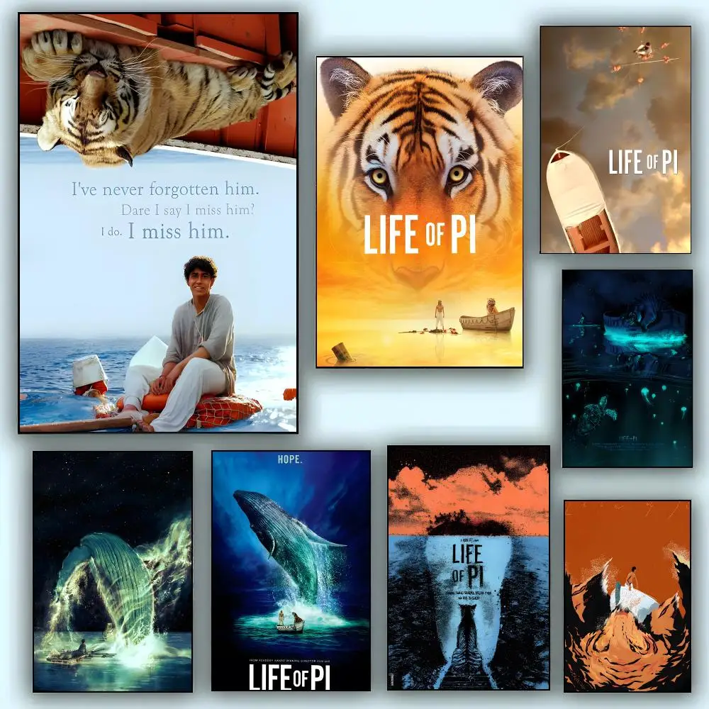 Movie L-Life of Pi Poster Aesthetic Wall Art Canvas Poster Room Decoration Items Bedroom Decor