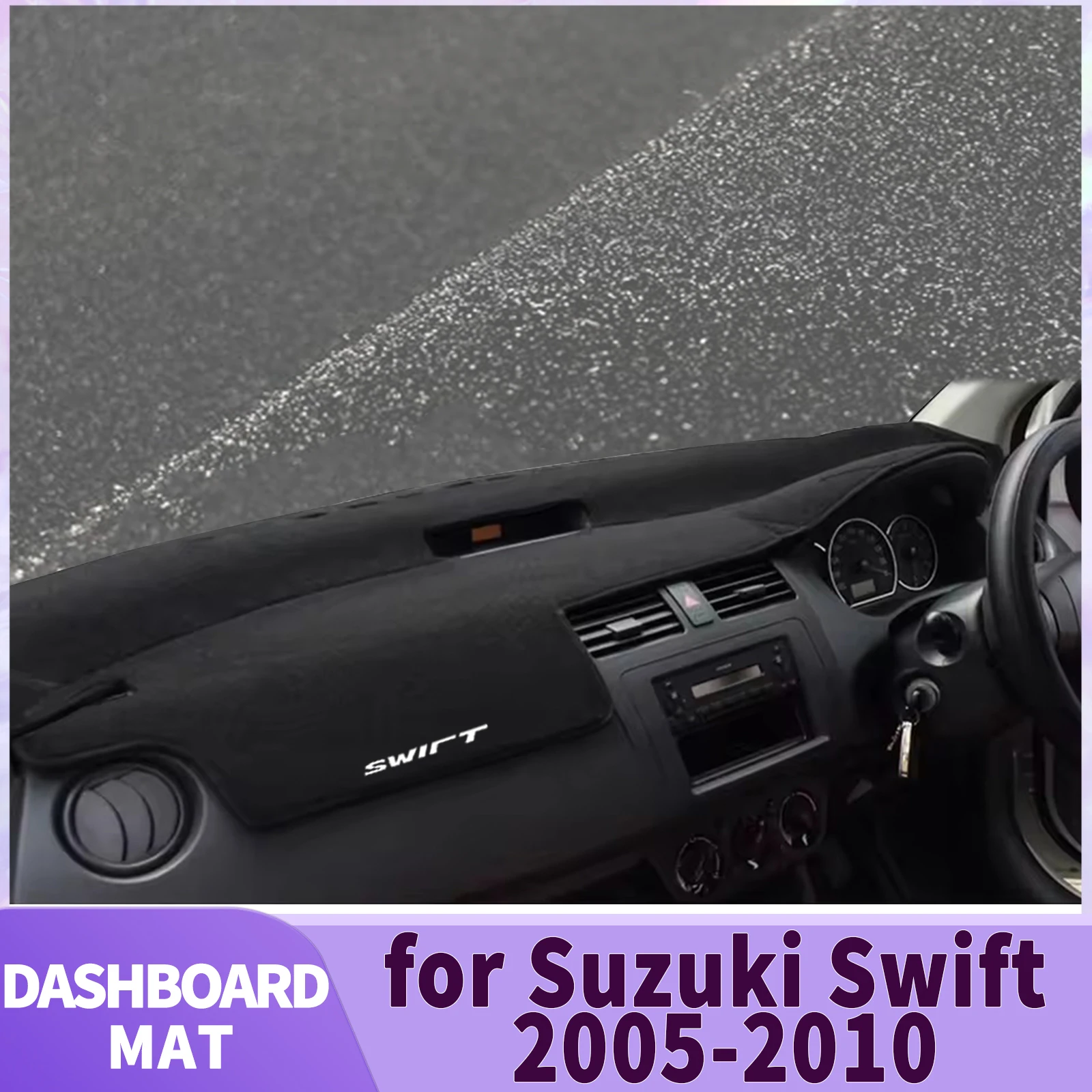 صالح لسوزوكي سويفت 2005 2006 2007 2008-2010 اكسسوارات السيارات داشمات ظلة داشمات واقية السجاد غطاء لوحة القيادة الوسادة