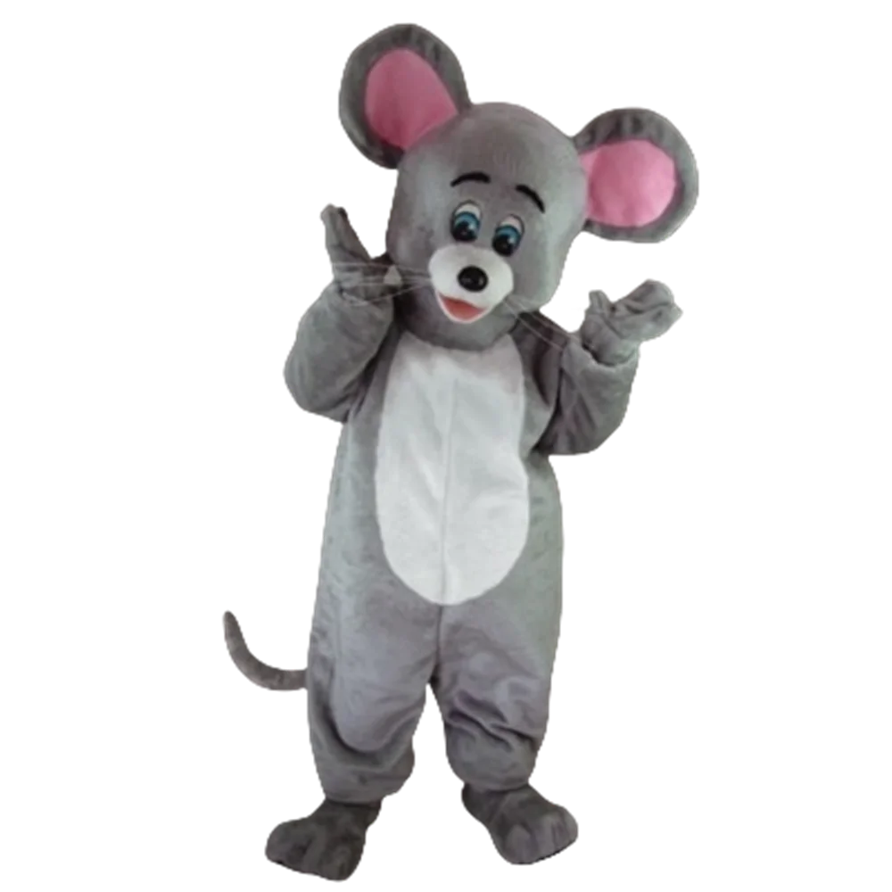 Grey Mouse Mascot Costume Adult Size Character Animal Carnival Party Cosply Mascotte Mascota Fit Suit Kit EMS FREE SHIP SW1032