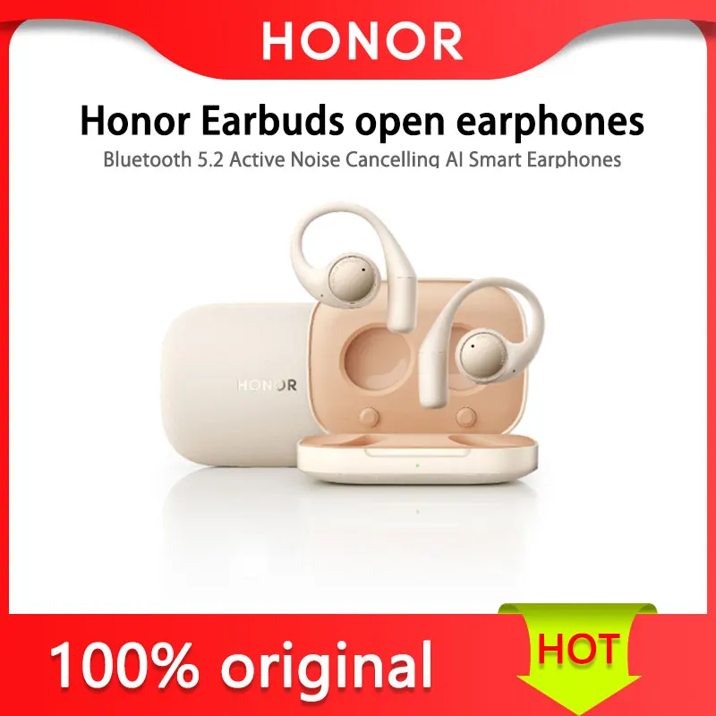 سماعات Honor Earbuds المفتوحة، سماعات أذن ذكية تعمل بالذكاء الاصطناعي لتقليل الضوضاء