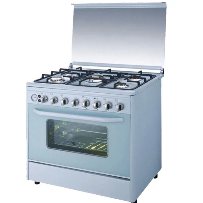 Stainless steel integrated gas stove oven natural gas multi-burner electric freestanding hotel installation