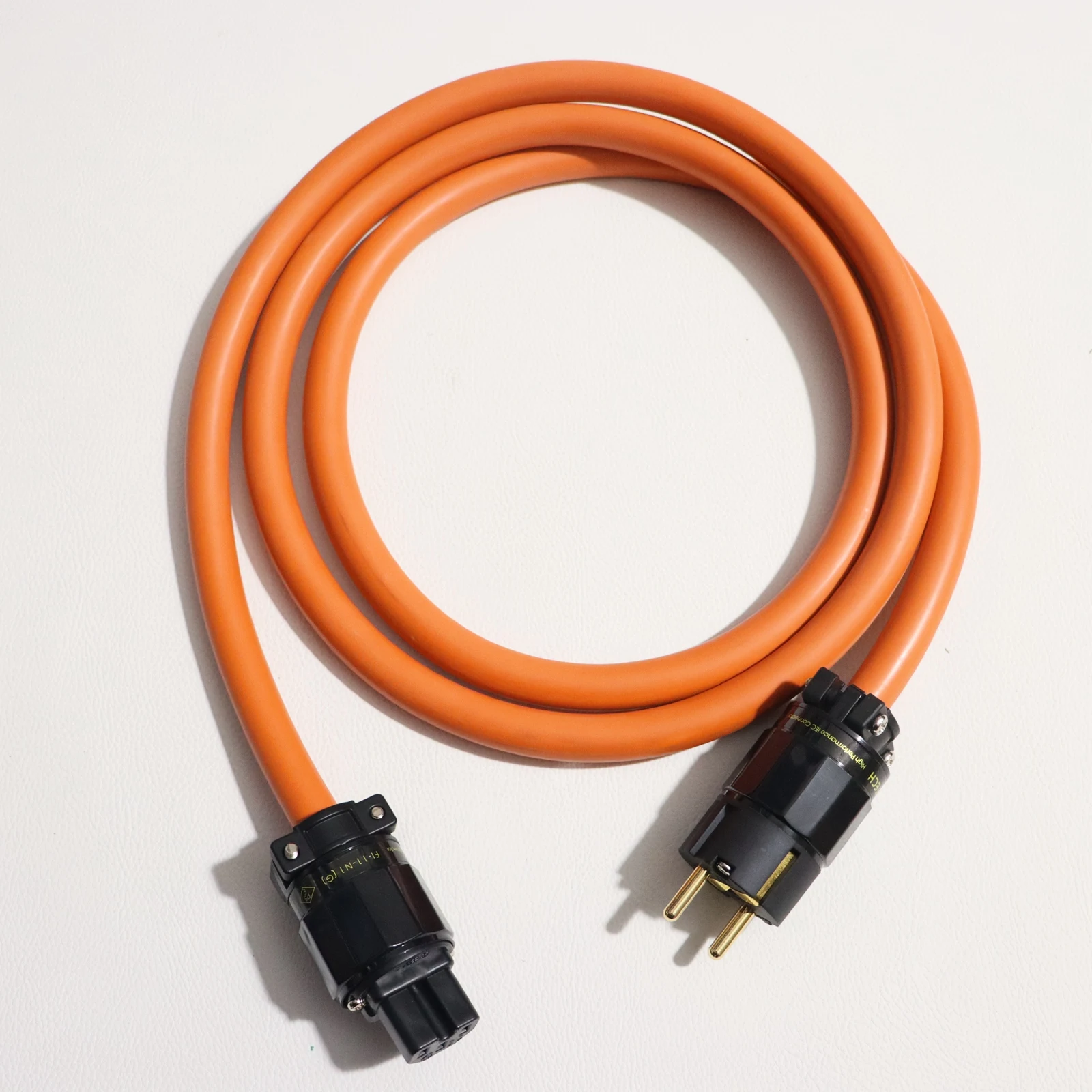 UK LINN k800 style 7N OCC Copper European Standard HiFiPower cable US/EU Schuko Power Cord with FURUTECH power Connectors