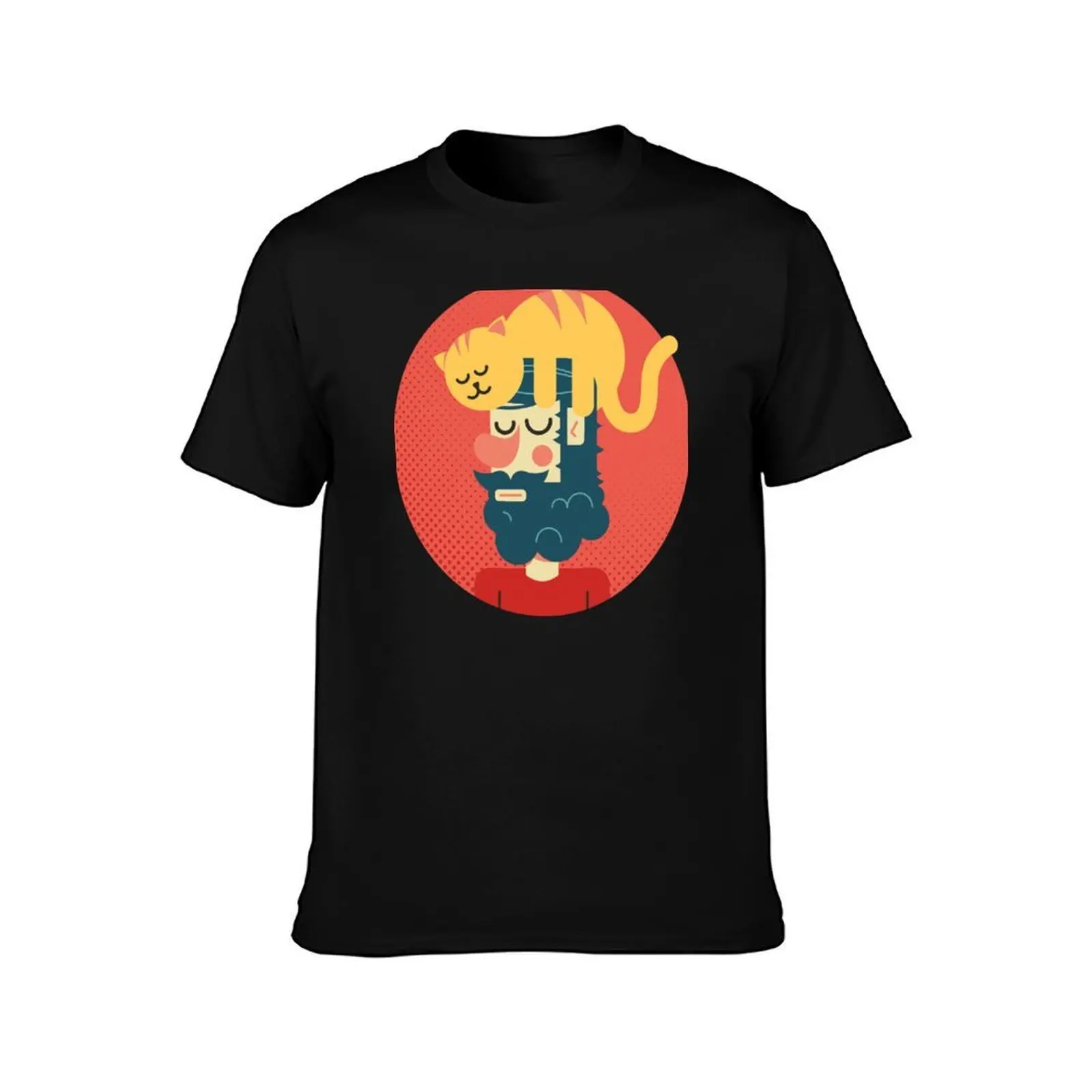 Cats commands T-Shirt Large Size Loose Casual Tee T-Shirt