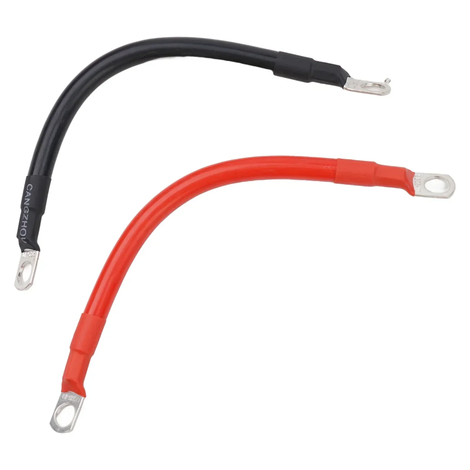 19cm 12v Battery Joiner Connector Wire Red And Black Colors 100 Amp Cable 10mm Aperture Tinned Copper Material